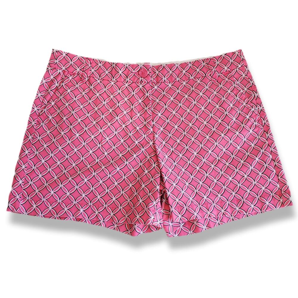 Crown Ivy Women Colorful Chino Short 12 Preppy Casual Classic Backyard Summer